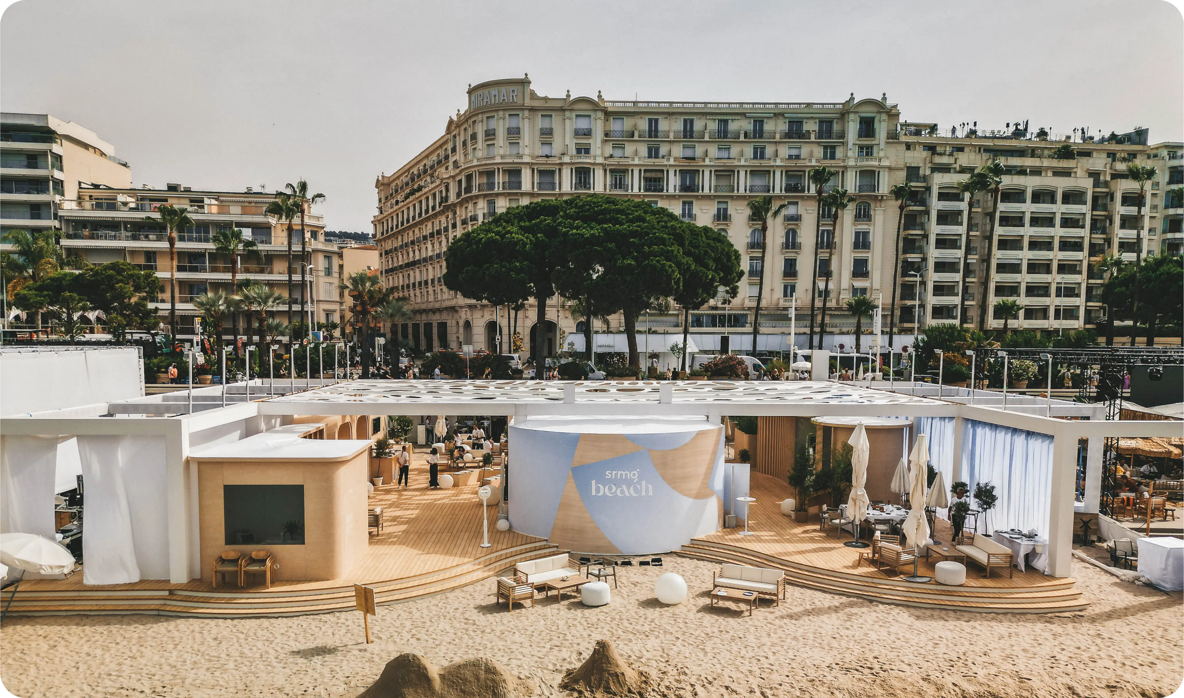 SRMG Beach Cannes Lions